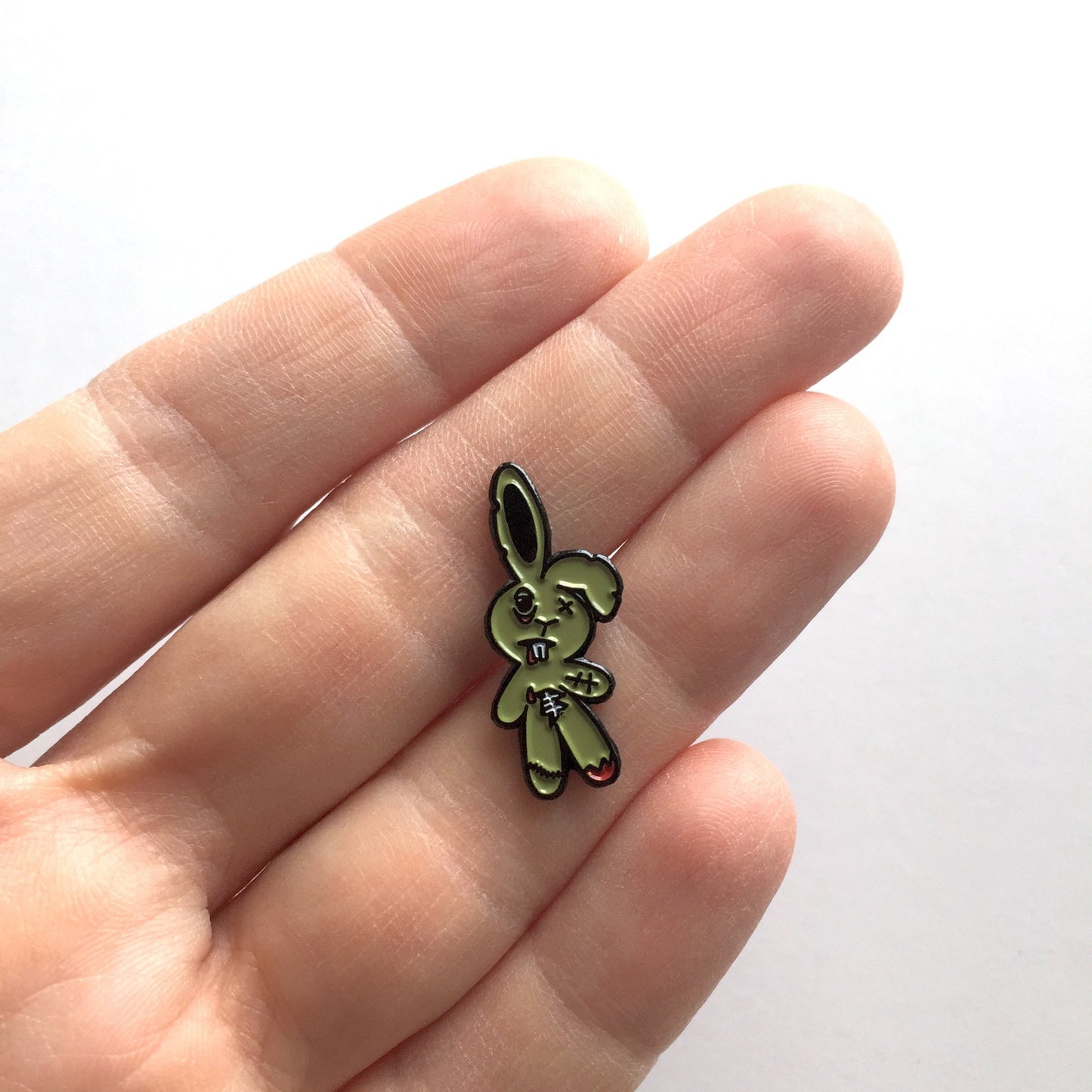 Zombunny Zombie Bunny Soft Enamel Pin 1"