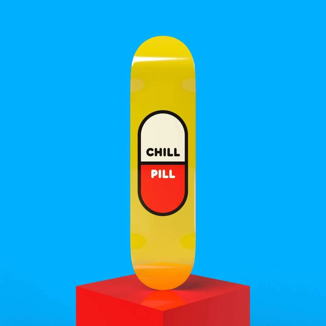 X ZZDesign   Chill Pill Skateboard