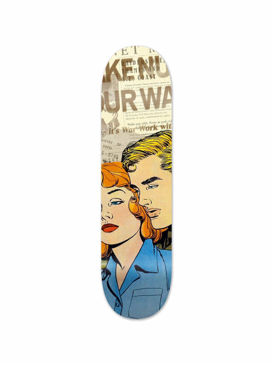 Whispering Vintage Skateboard