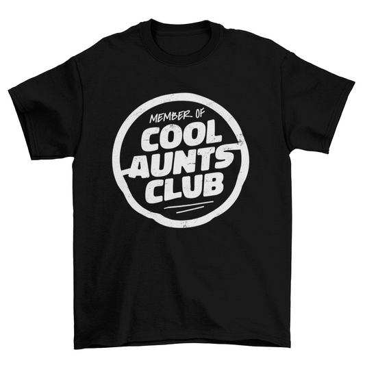 Cool aunts club badge t-shirt design