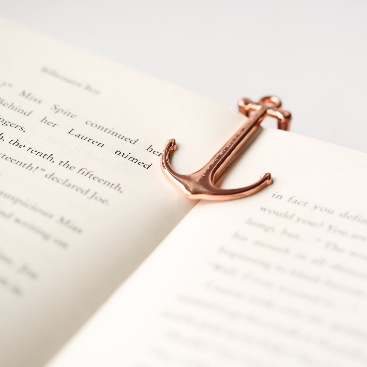 Book Anchor - Gold & Rose Gold