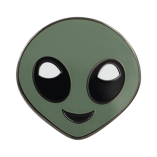 Alien Emoji – Enamel Pin For Your Life